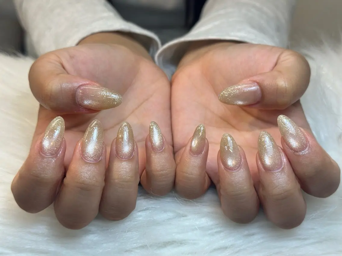 ネイル アートネイル ジェルネイル マグネットネイル ハンドネイル JennNail_ マオのネイルデザイン