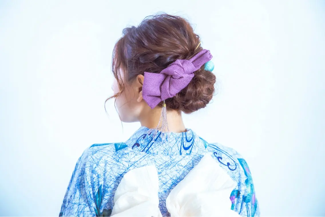 ヘアアレンジ 浴衣 hair make もりした ゆうのヘアスタイル