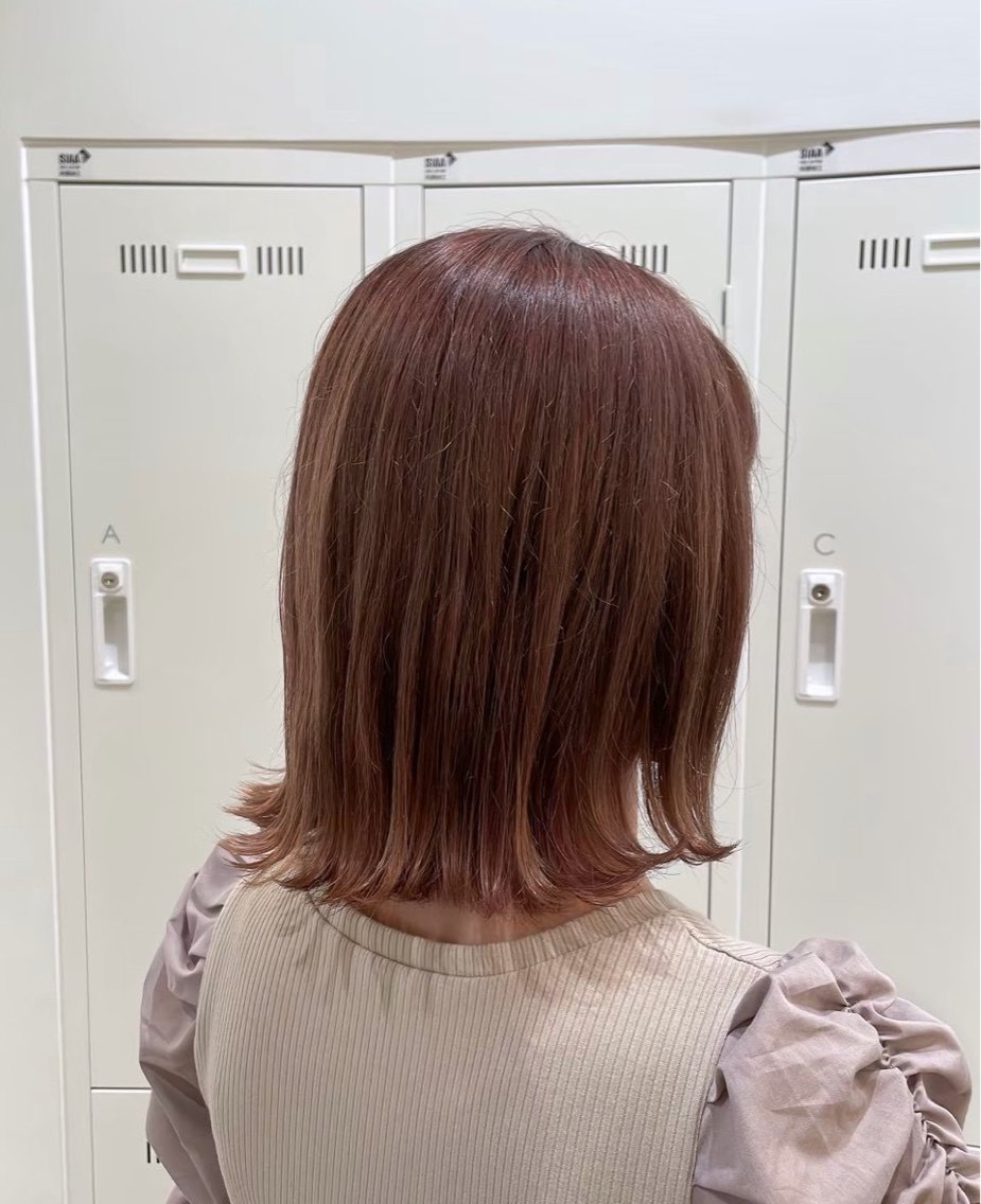 カラー ヘアカラー 🎀 暖色/ツヤ髪 🍓/ Konoeのヘアスタイル