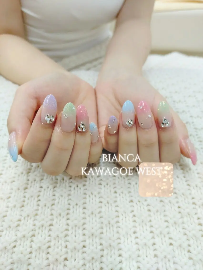 ネイル 持ち込み Bianca川越西口 Oguraのネイルデザイン