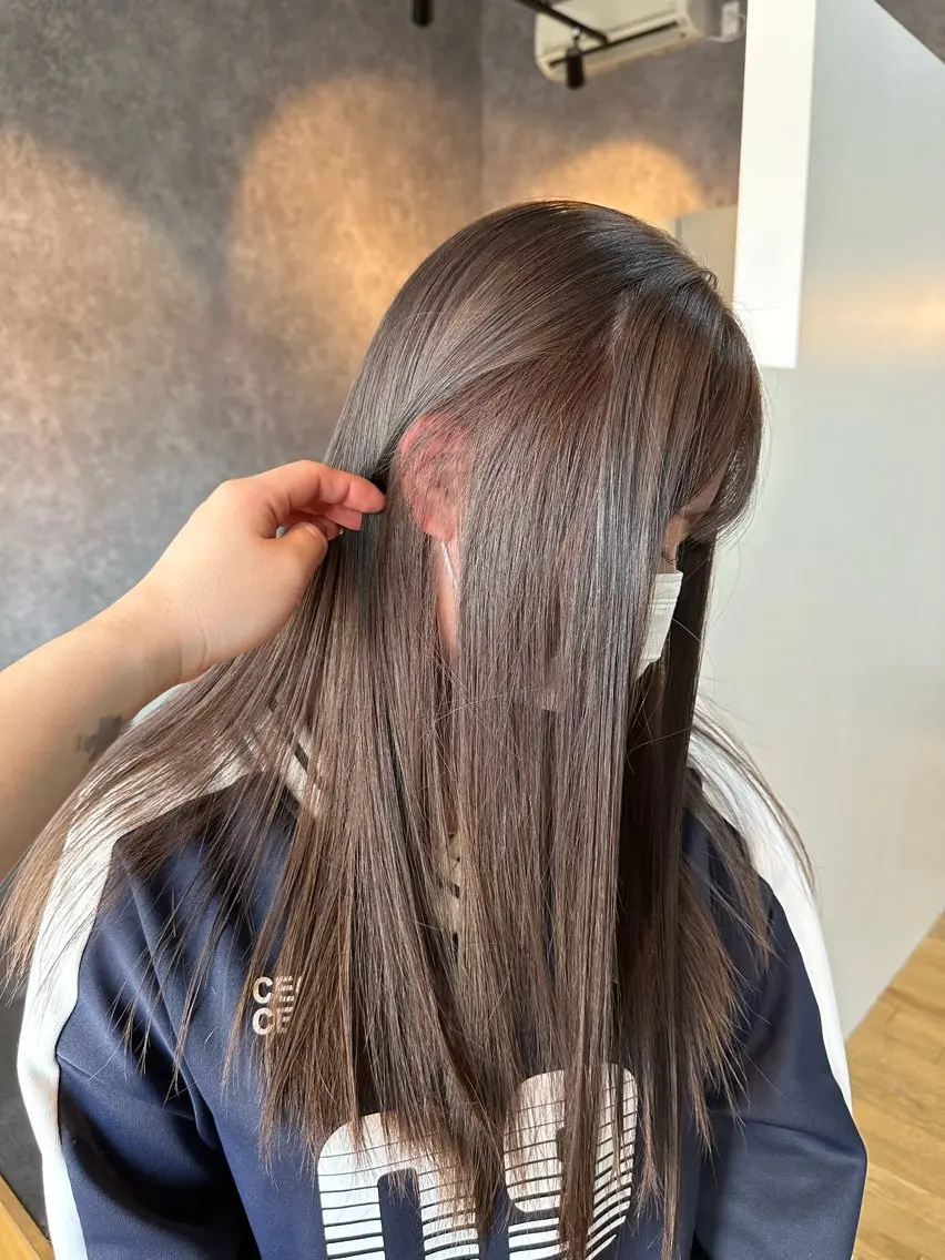 ロング 坂庭 美夢のヘアスタイル