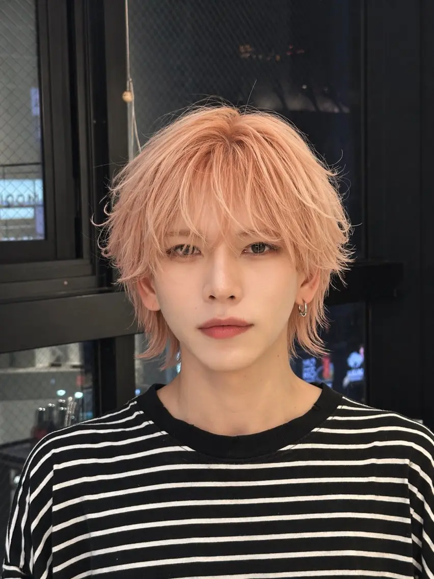 ショート ウルフカット カット ヘアカラー メンズ似合わせカット 美髪矯正 ミツキのヘアスタイル