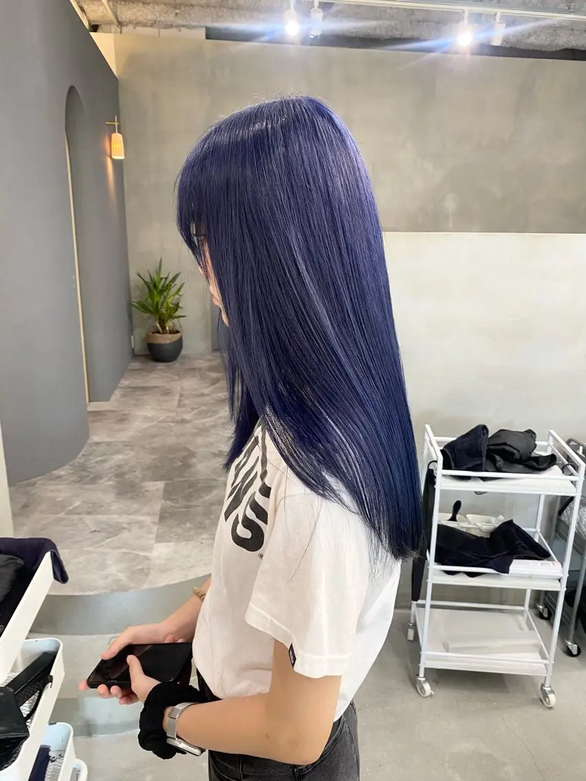 ロング カラー ヘアカラー 前橋 姫奈のヘアスタイル