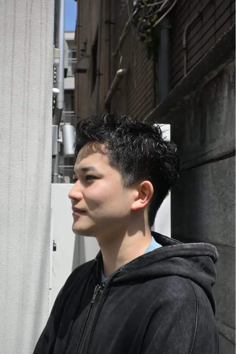 メンズ カット トリートメント ヘッドスパ ヘアセット カズキ🌼曲がる 縮毛矯正のヘアスタイル