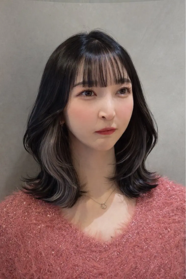 ミディアム ayumi🦖/ 似合わせカラー🤎のヘアスタイル