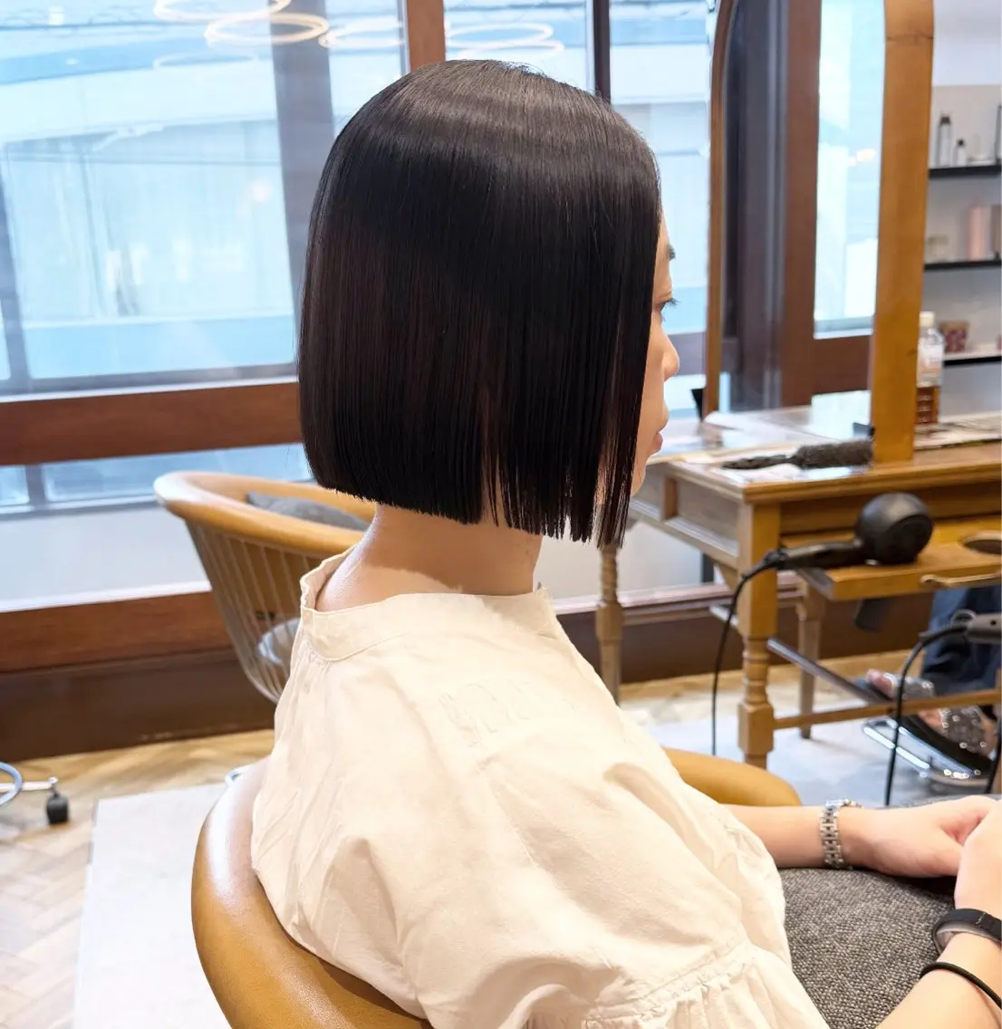 ショート カット 縮毛矯正 トリートメント レイヤー/ボブ 高嶋 優のヘアスタイル