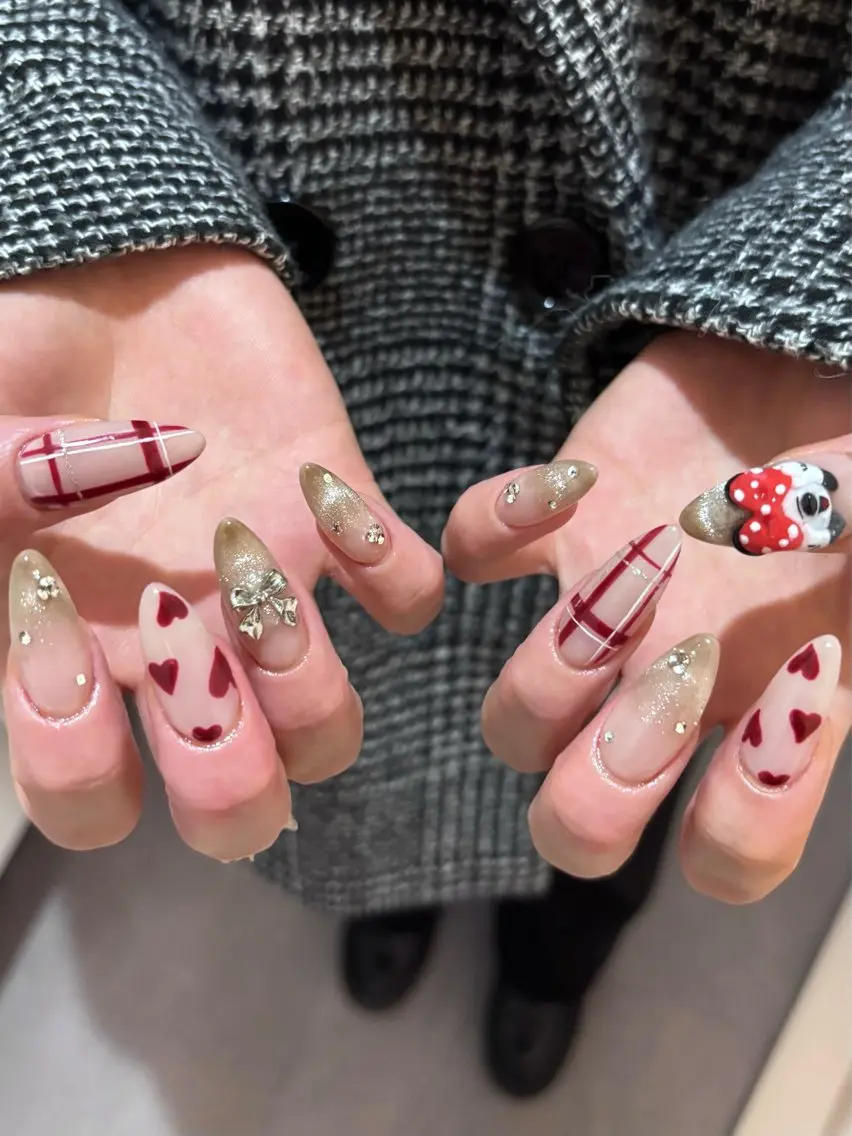 ネイル ハンドネイル mimi 高石桃朱のネイルデザイン