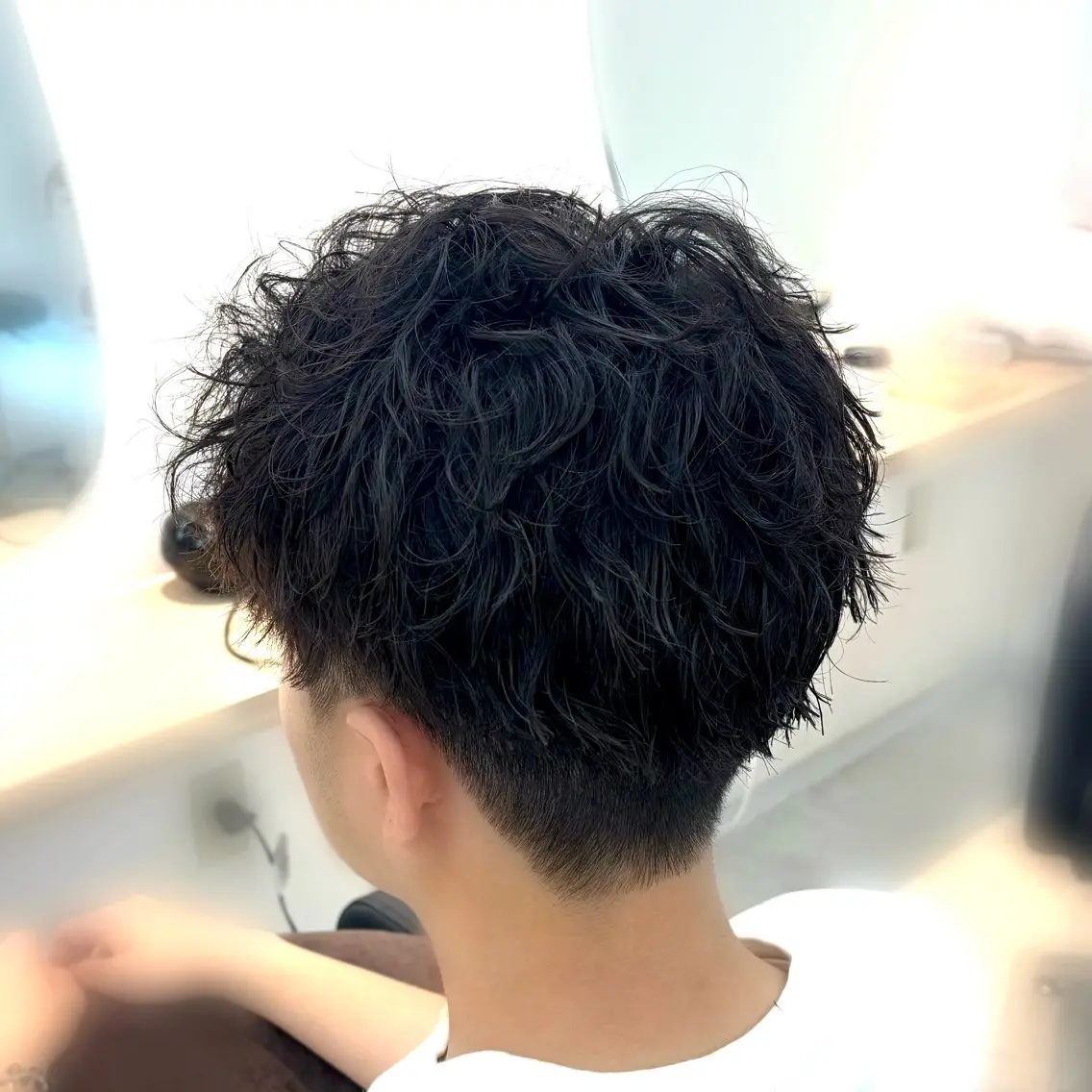 ショート パーマ メンズ カット パーマ misaki_ soso.のヘアスタイル