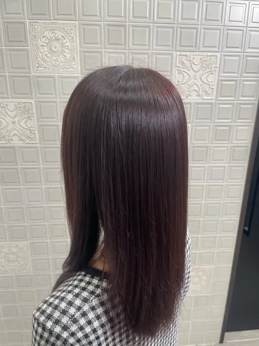 ミディアム カラー ヘンリエッタ自由ヶ丘 けんとのヘアスタイル