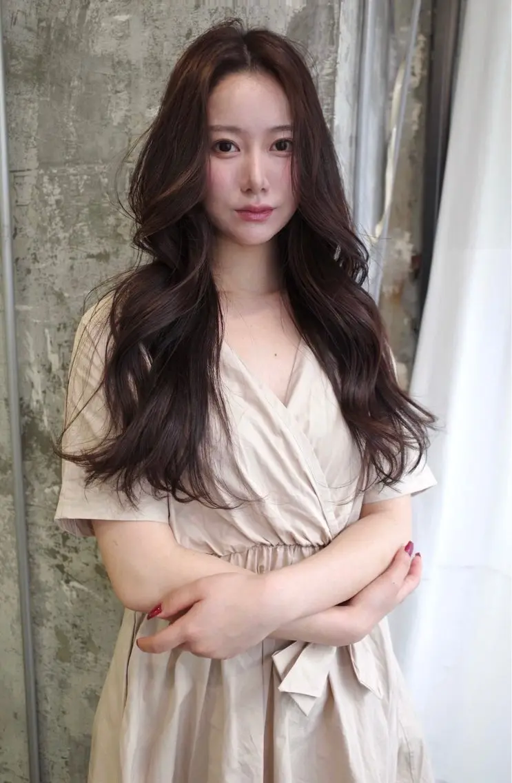 ロング カラー ヘアカラー 福岡美容室ハイトーン koudaiのヘアスタイル