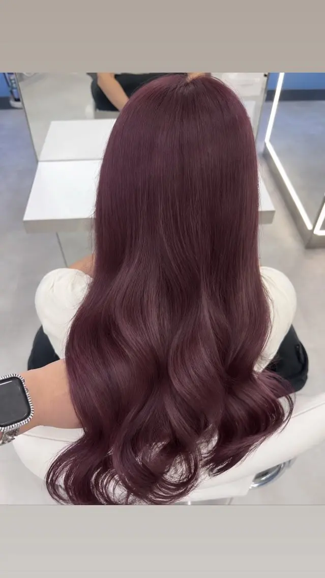 ロング ヘアカラー ハイトーン🌟/ 暖色カラー/あこ🎀のヘアスタイル