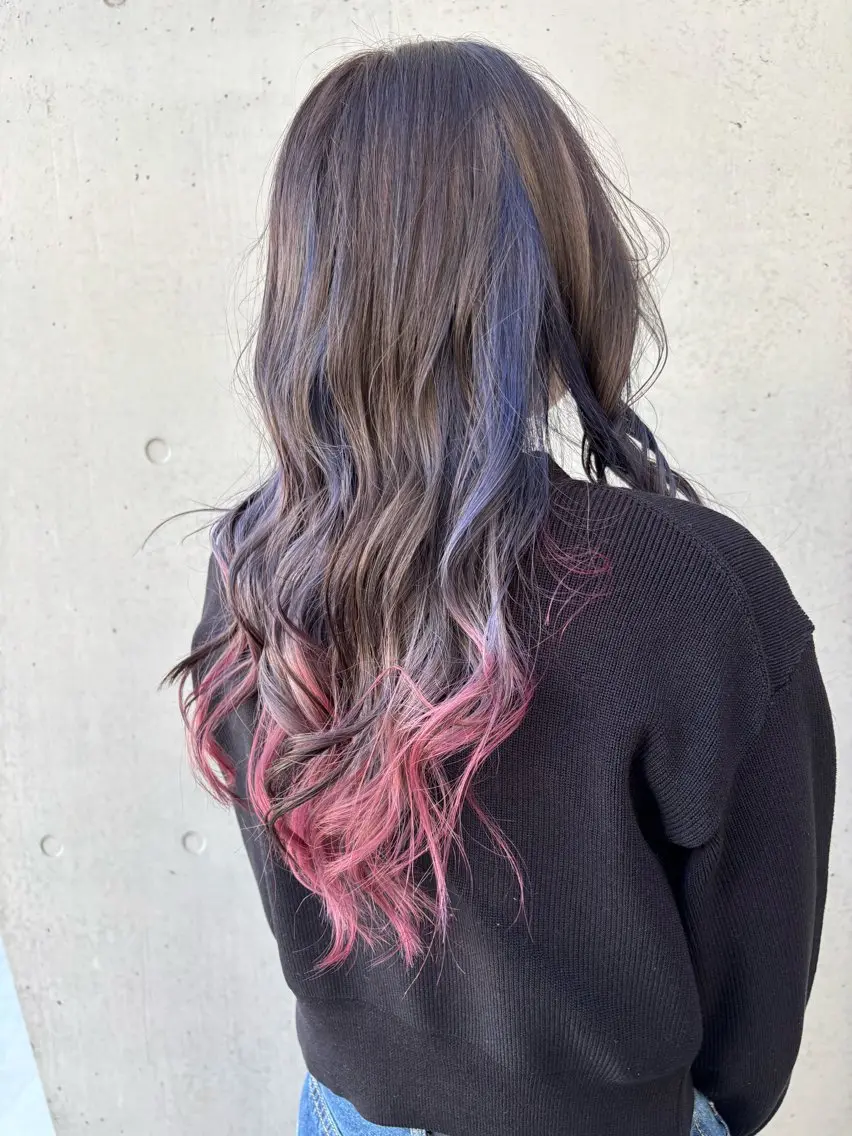 カラー ヘアカラー 町山 すみれのヘアスタイル