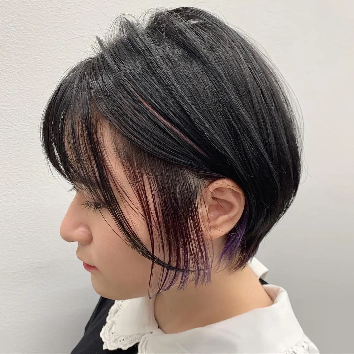 ショート ハイライト 髪質改善 ショートヘア 小顔カット メンズ特化美容師/ 新井　洸太のヘアスタイル