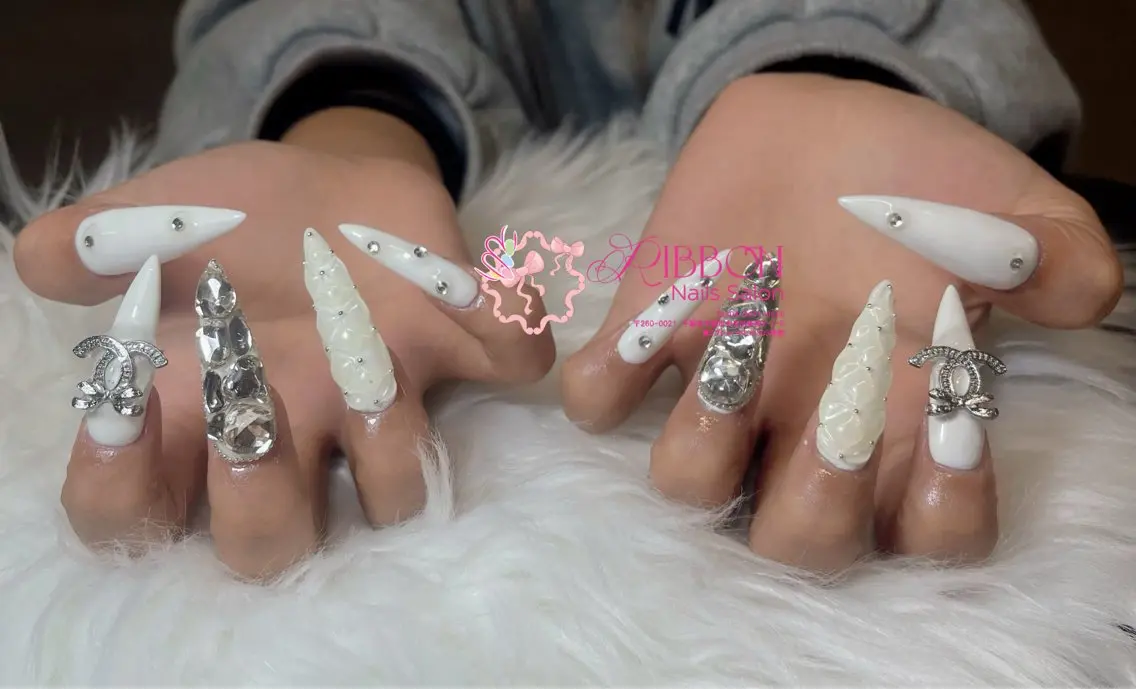 ネイル チークネイル フットネイル フレンチネイル グラデーション 韓国ネイル ハンドネイル Ribbonnail salonのネイルデザイン