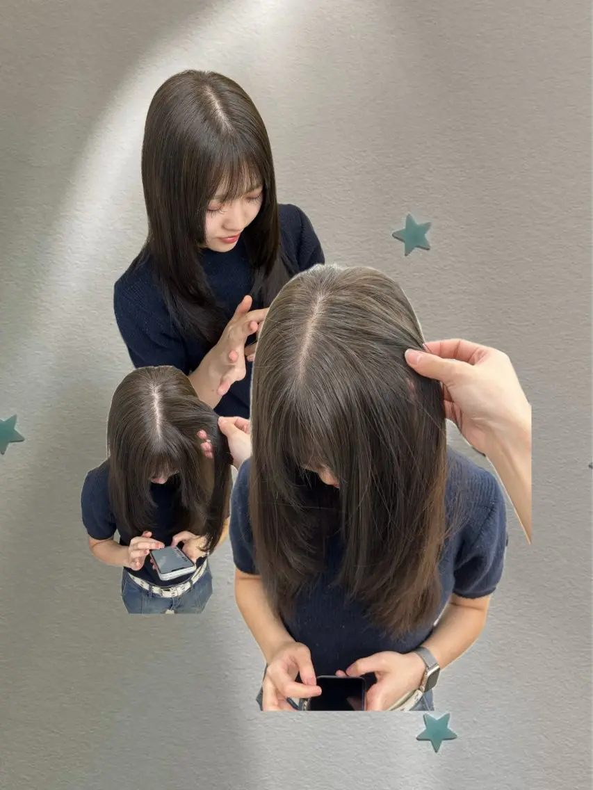 ロング ヘアカラー トリートメント ai / Lond idealのヘアスタイル