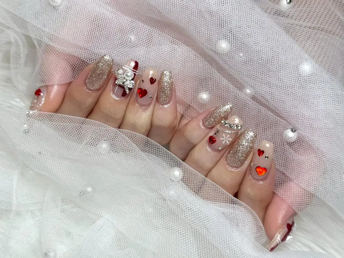 ネイル 持ち込み ハンドネイル peTiT ✨️ yuzuki💞🫧のネイルデザイン