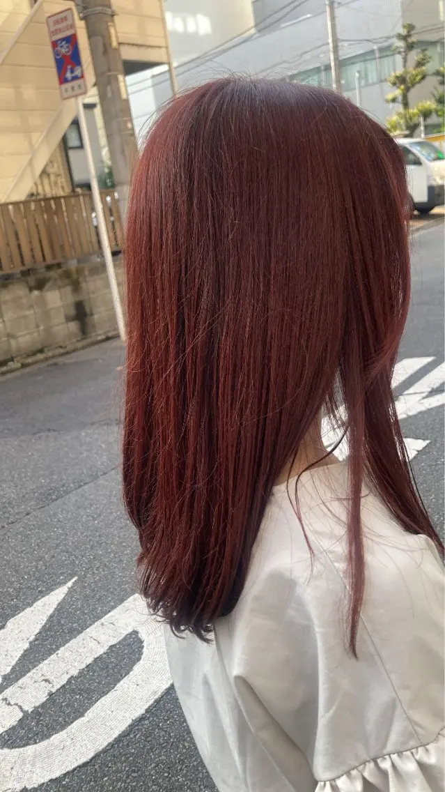 カラー 【透明感カラー】 上村響月のヘアスタイル