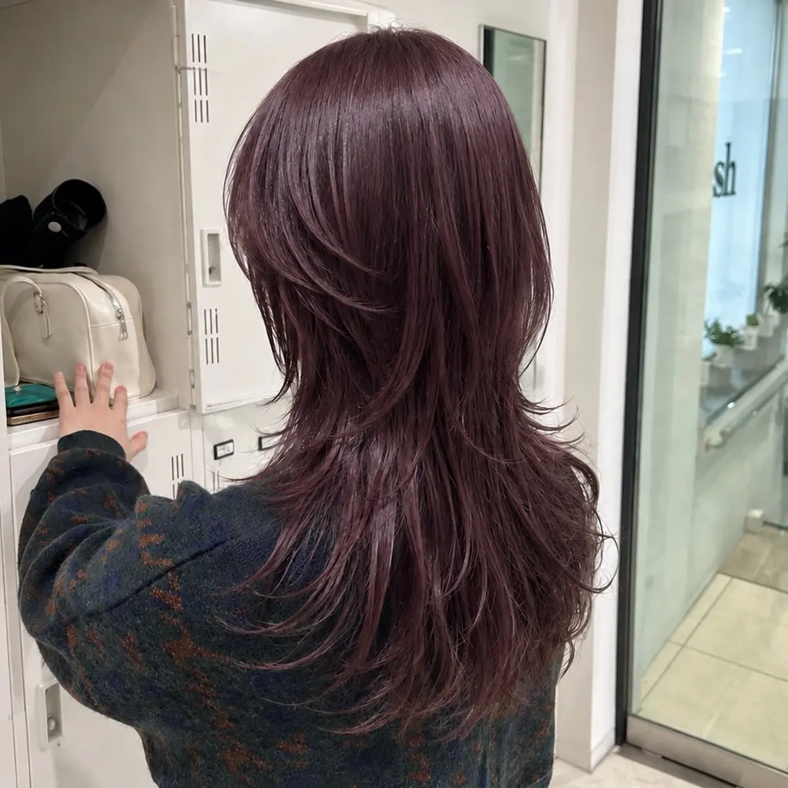 ロング カット 【くびれウルフ/ レイヤー】🖤ゆまののヘアスタイル
