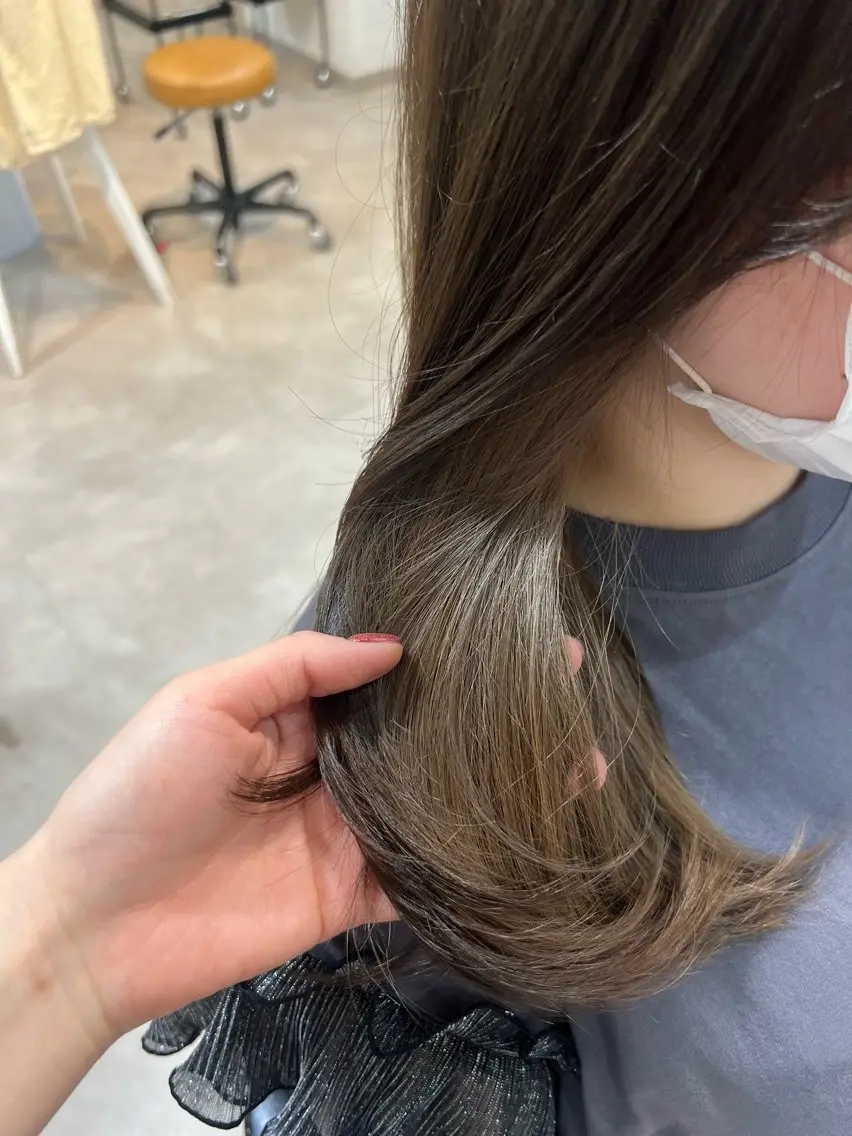 カラー ベージュカラー ハラダユウカ flower西明石店のヘアスタイル