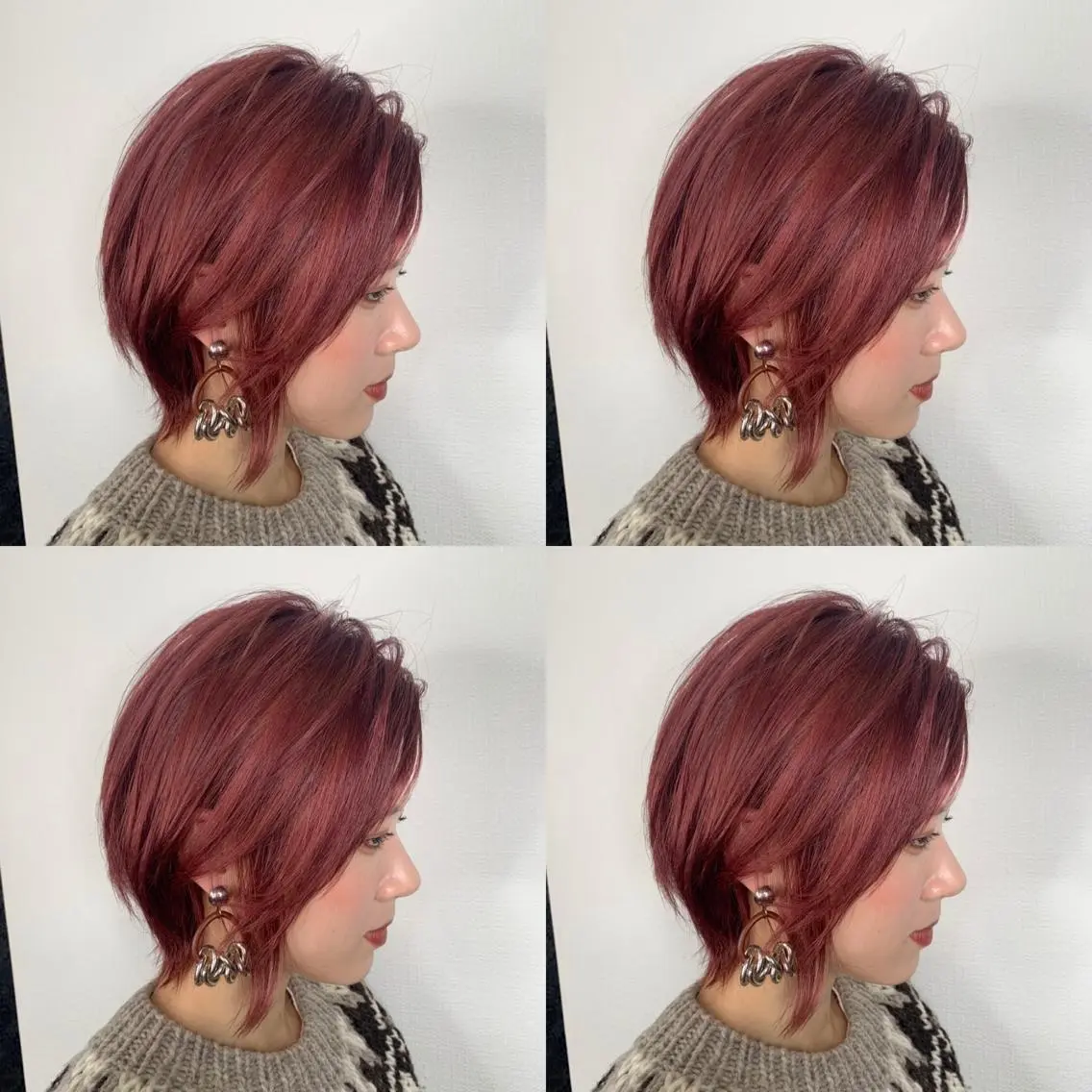 ショート ヘアカラー 佐藤 香太のヘアスタイル