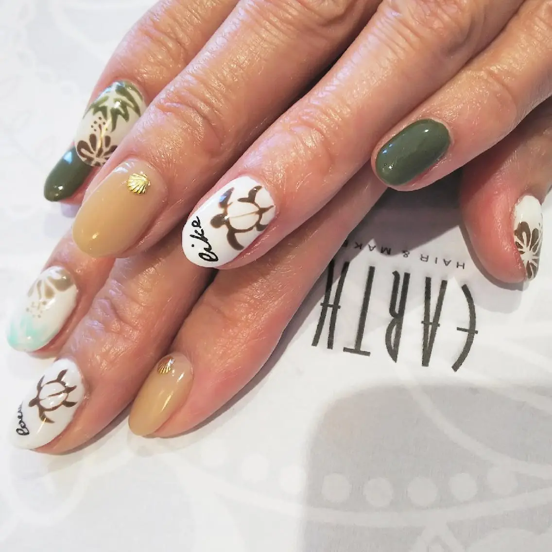 ネイル ハンドネイル Ne naiL ruricoのネイルデザイン