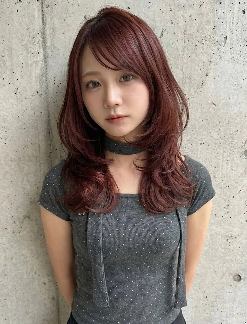 カラー 宝塚南口徒歩2分 ルイスのヘアスタイル
