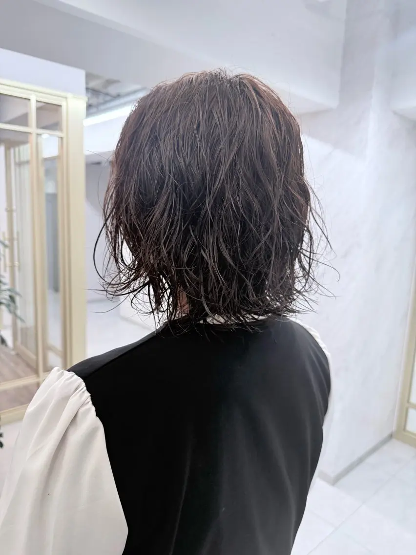 カット+パーマ+トリートメントの写真