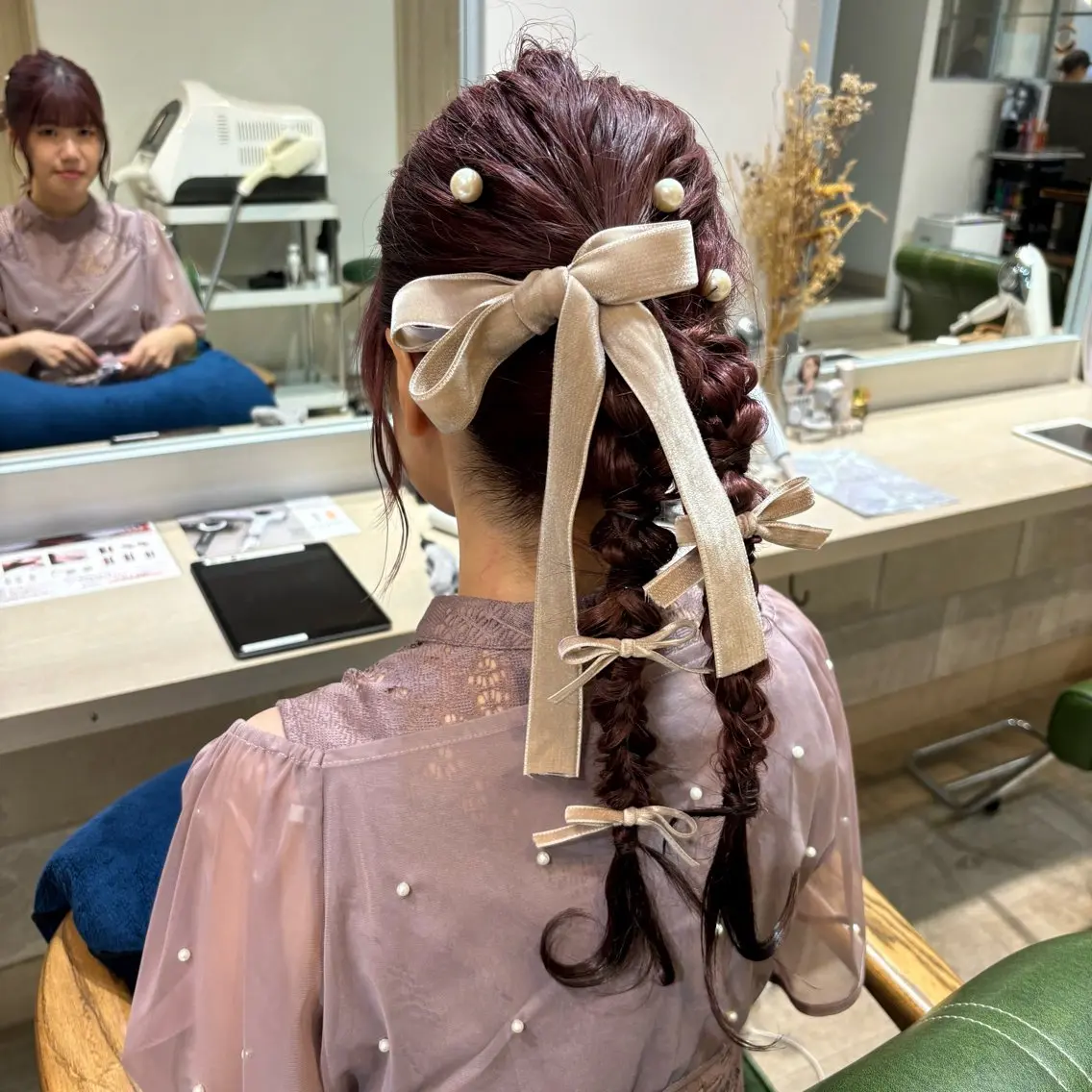 ロング ヘアアレンジ ヘアセット MAI ROCCO3rdのヘアスタイル
