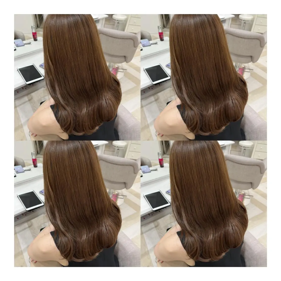 カラー ベージュカラー ピンクカラー ピンクベージュ カット トリートメント Lag.銀座 🌺ゆいのヘアスタイル