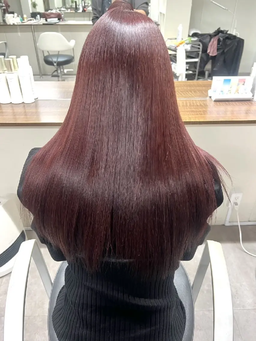 ロング 髪質改善 カット 縮毛矯正 トリートメント 【艶髪 縮毛矯正】 松原 勇気のヘアスタイル
