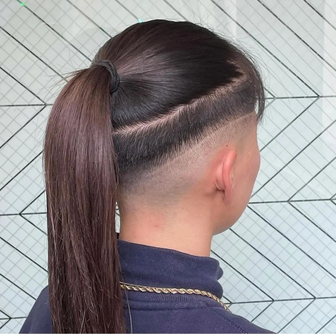 セミロング カット 渋谷/フェード/ 國分 翔のヘアスタイル