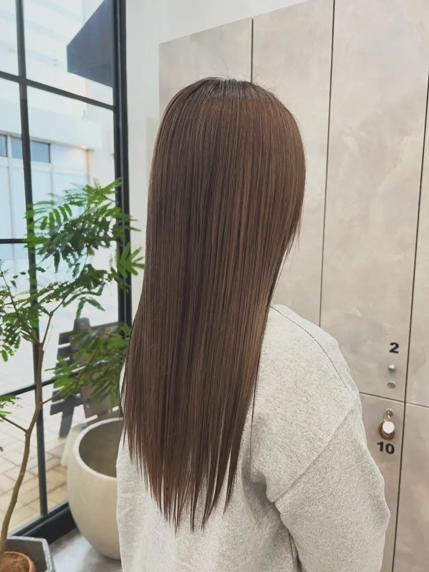 ロング カラー ベージュカラー ヘーゼル カット ヘアカラー トリートメント ✨NOMAD印西✨ 黒川勇輝のヘアスタイル