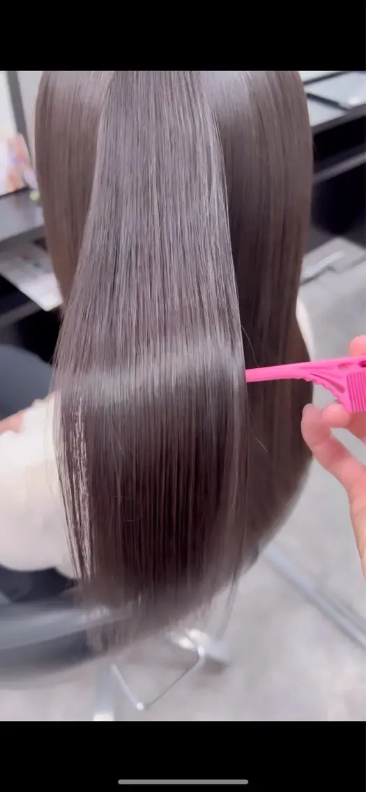 セミロング 縮毛矯正 トリートメント C'LD Hair トモヤのヘアスタイル