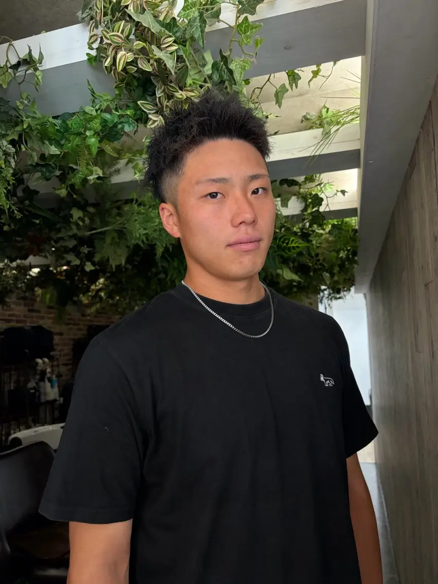ショート 中河 航大のヘアスタイル