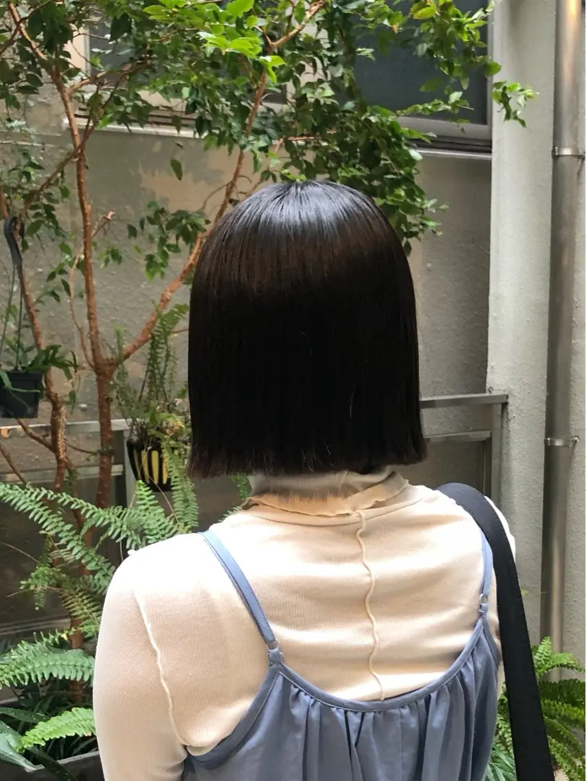 カット+縮毛矯正+トリートメントの写真