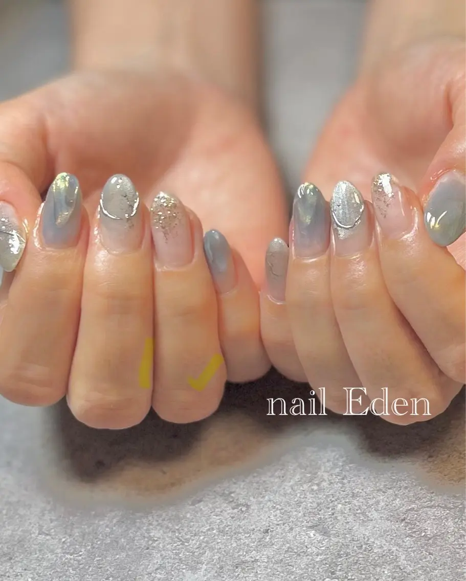 ネイル ニュアンスネイル Eden ♾️のネイルデザイン