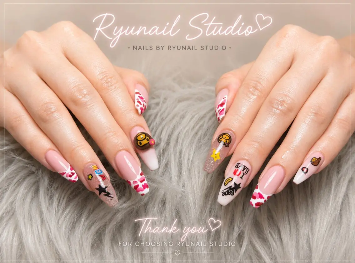 ネイル アートネイル フレンチネイル ジェルネイル キラキラネイル ニュアンスネイル ハンドネイル Ryu Nail YukiChanのネイルデザイン