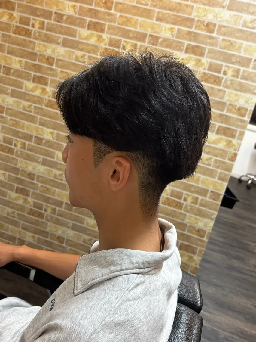 ミディアム パーマ ミディアムパーマ 韓国風ヘア 有松 奈津樹のヘアスタイル