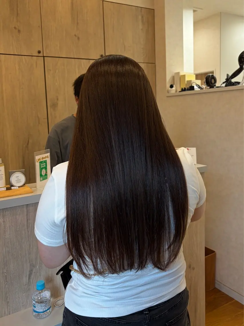 カラー カット ヘアカラー トリートメント ⭐️うる艶カラー 募集　まゆ⭐️のヘアスタイル