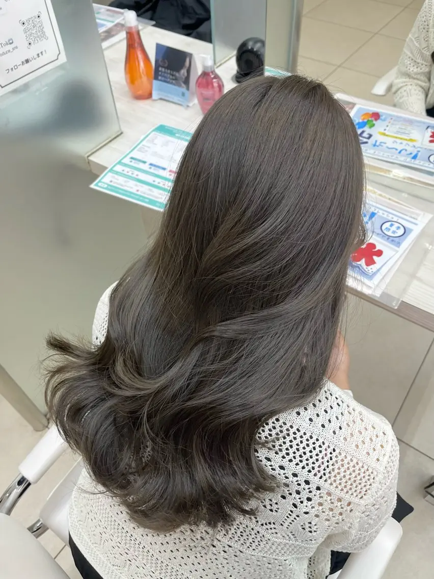 カラー ヘアカラー 🎀透明感˖⊹あすか 東橋本🪄︎︎⸝‪⸝のヘアスタイル