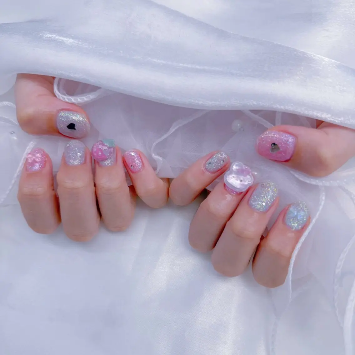 ネイル ハンドネイル Romymoon nail帆南☾ ໋のネイルデザイン