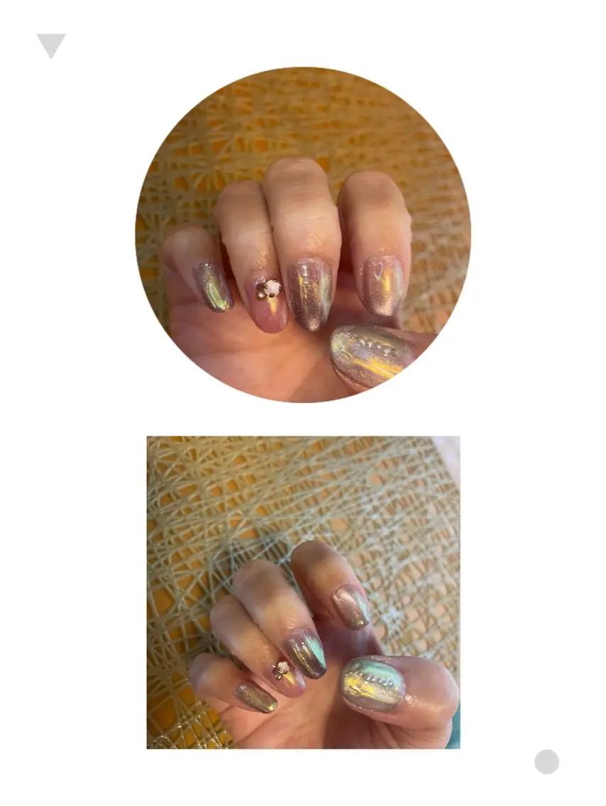 ネイル 入学式 卒業式 マグネットネイル ショートネイル NAIL★M 真紀のネイルデザイン