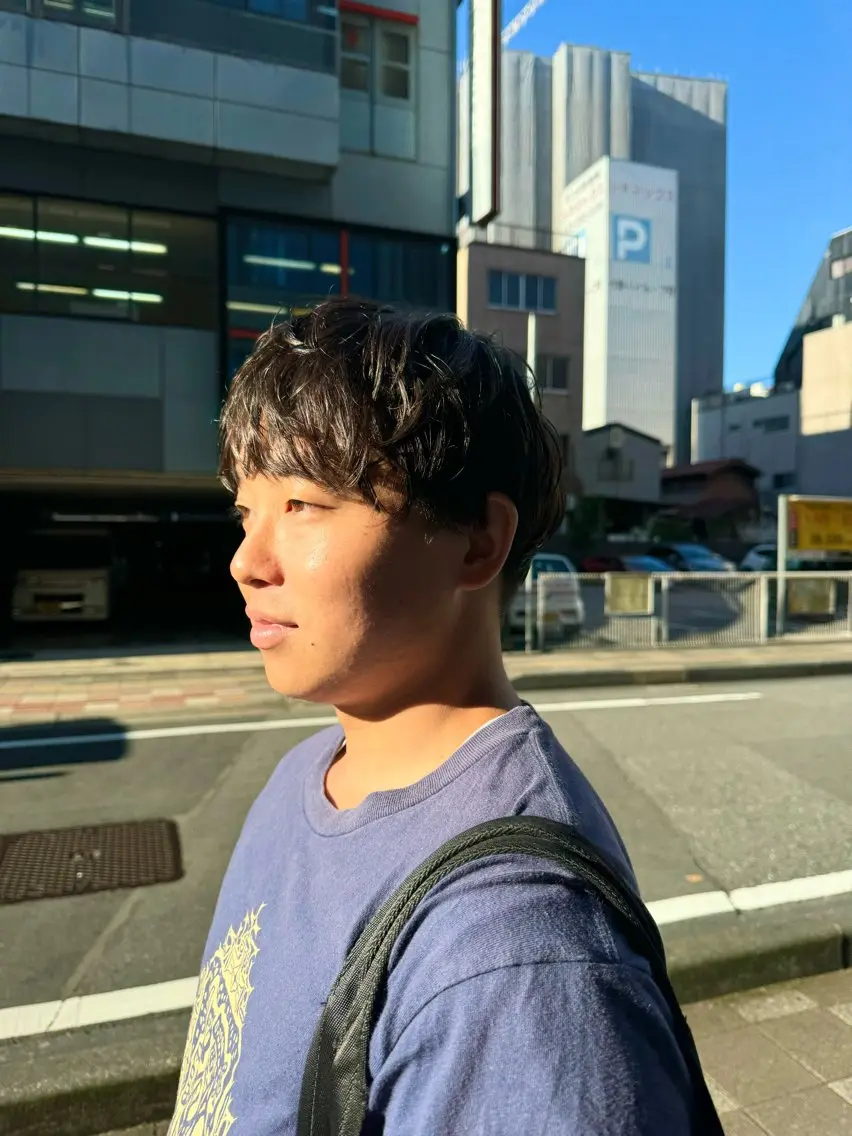 メンズ カット ヘアカラー 米元 春奈のヘアスタイル