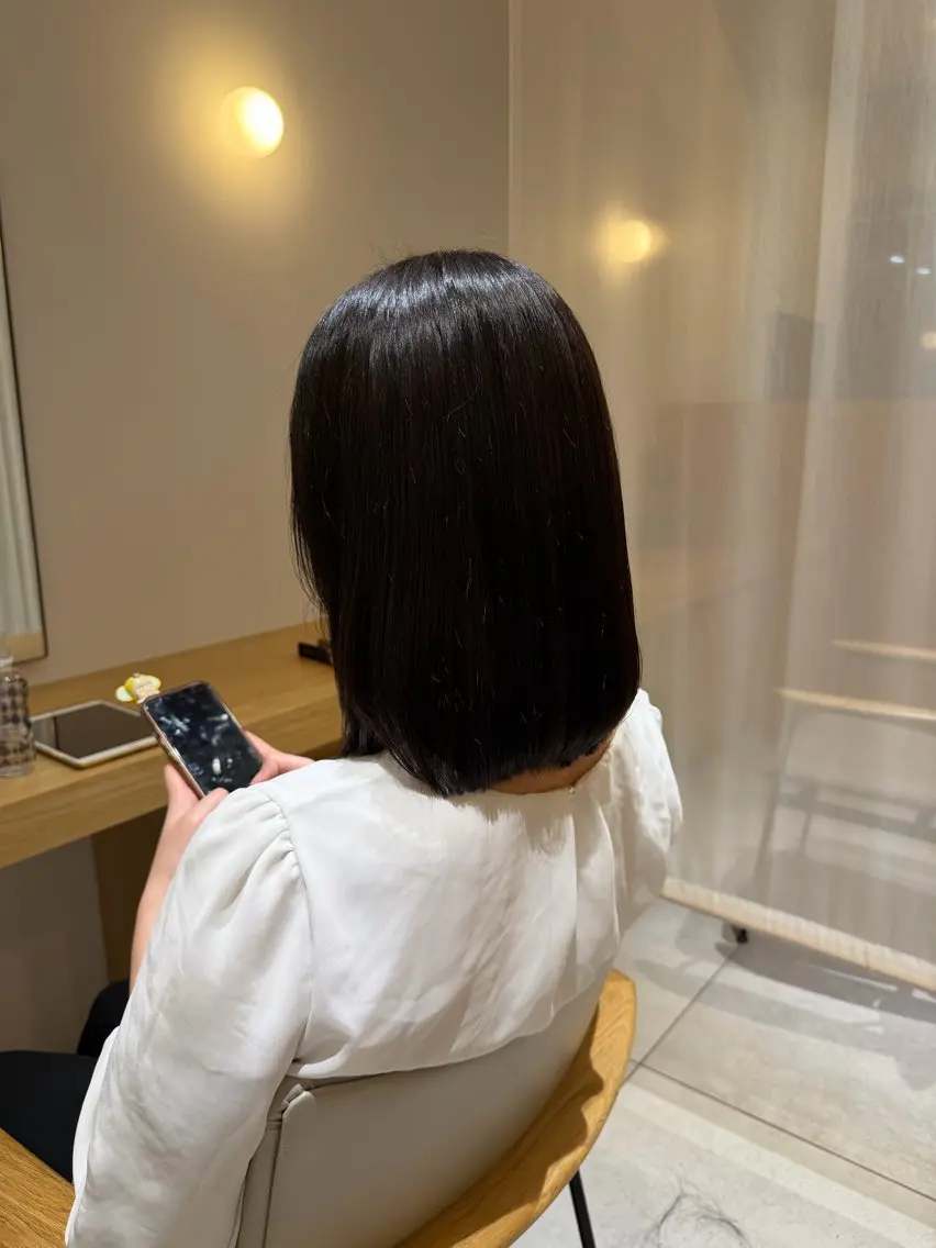 ミディアム カラー 村田 未来のヘアスタイル
