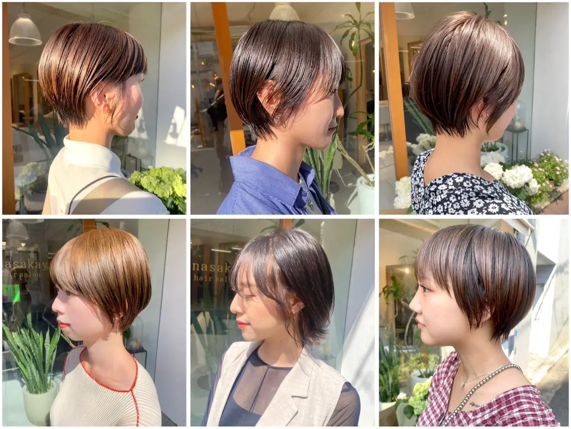ショート カラー カット ヘアカラー トリートメント 安永 涼のヘアスタイル
