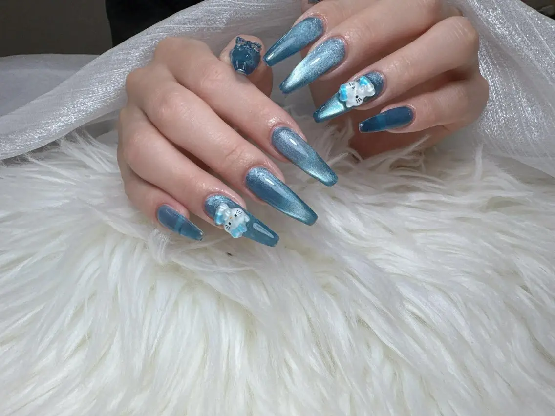 ネイル グラデーション マグネットネイル ニュアンスネイル オフィスネイル ワンカラーネイル ハンドネイル Squen Nail shinjukuのネイルデザイン