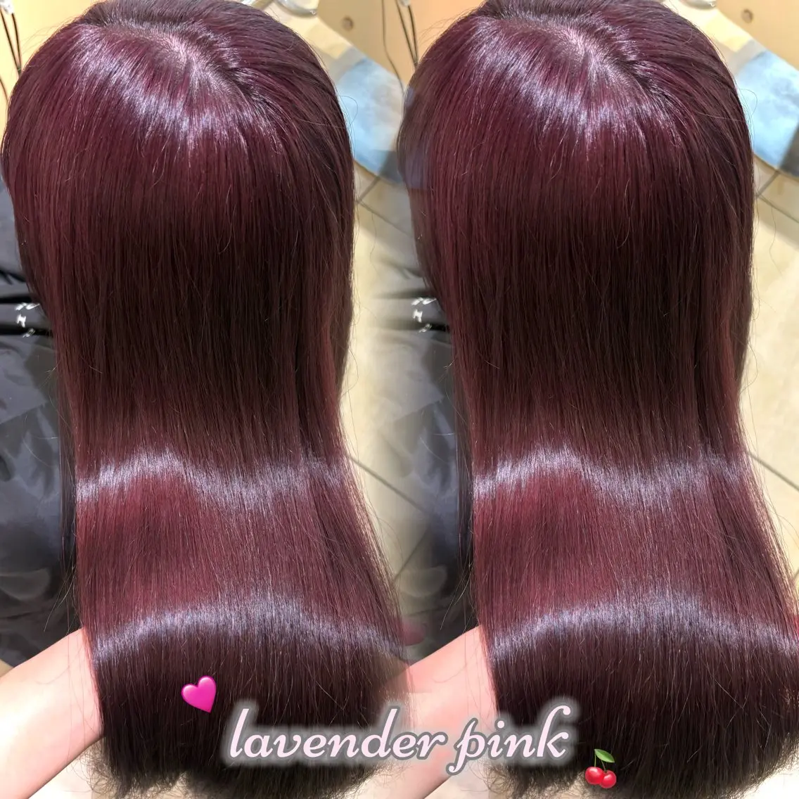 ロング カラー ブリーチ ケアブリーチ ラベンダーカラー ラベンダーピンク ピンクカラー カット ヘアカラー トリートメント 新宿/艶カラー 🎀韓国ヘアKANAのヘアスタイル