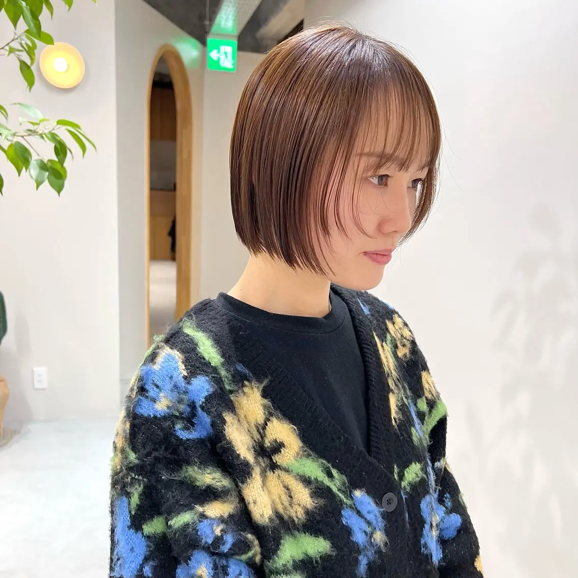 カラー ヘアカラー 三好 万葉のヘアスタイル