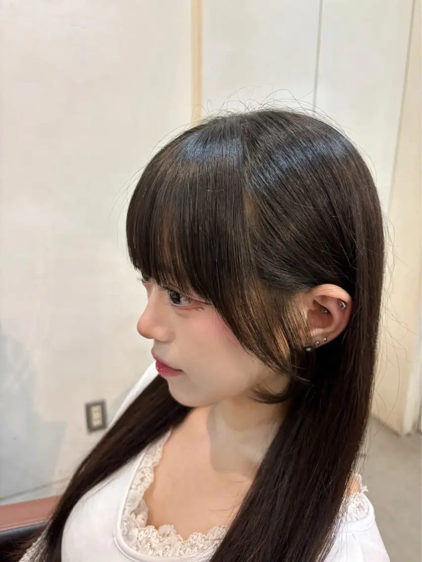 ロング カラー カット ヘアカラー トリートメント Misaki ☆*:.｡のヘアスタイル