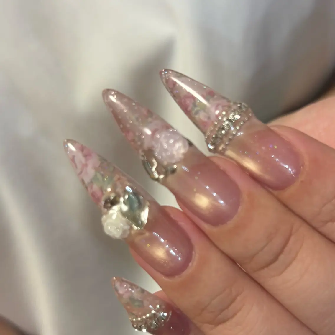 ネイル 長さ出し ネイルチップ ハンドネイル LIFE MIYUのネイルデザイン